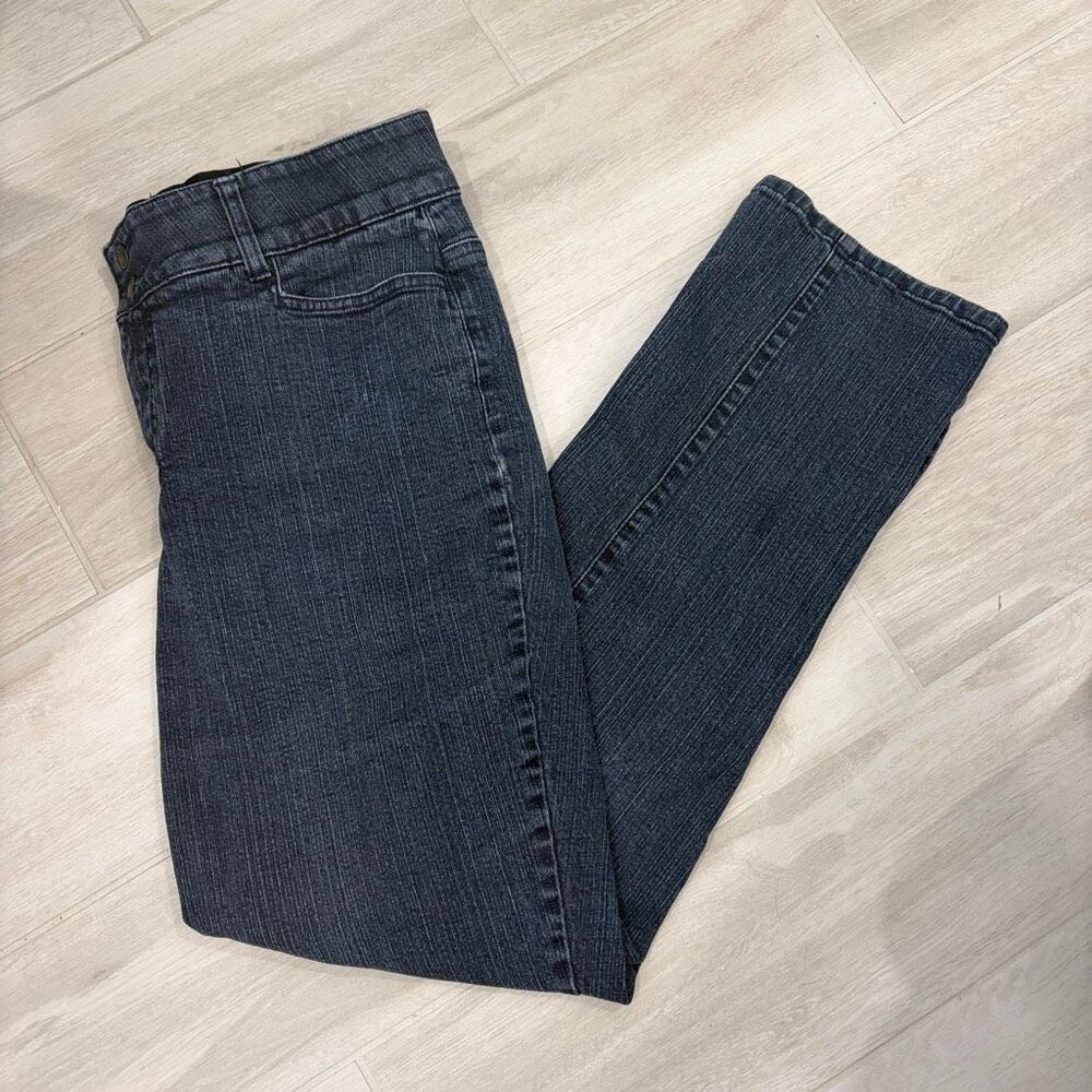 Fashion Bug High-Waisted  Dark Indigo Straight Leg Jeans Size 16W